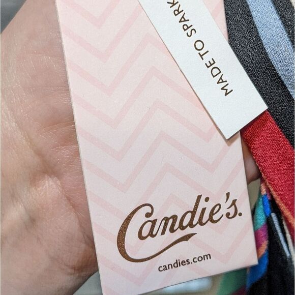 NWT Candies dress rainbow multi color stripes sz. 2x - Picture 4 of 8